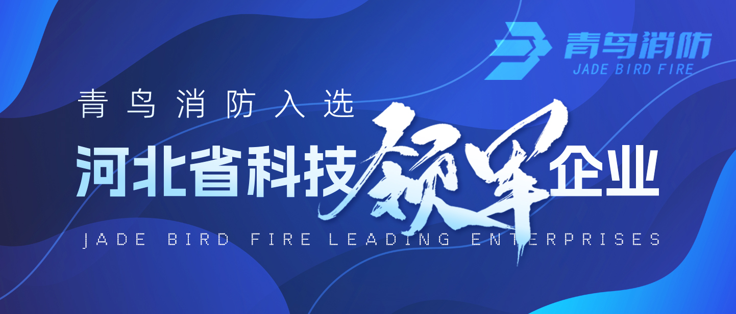 青鳥消防入選河北省科技領(lǐng)軍企業(yè)！